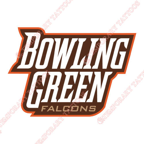 Bowling Green Falcons Customize Temporary Tattoos Stickers NO.4020